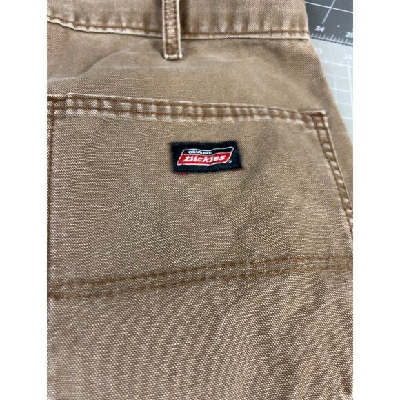 Dickies Brown Canvas Duct Work Pants 36x29 Men’s Heavyweight Workwear - Picture 5 of 5